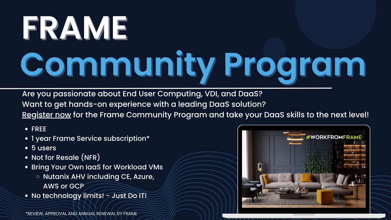 Frame Community Program